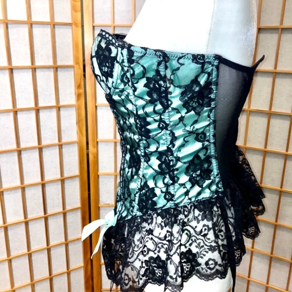 Frederick’s of Hollywood sea foam lace corset - Picture 11 of 15